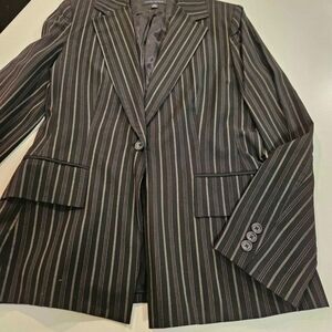 BANANA REPUBLIC BLAZER SUIT SET Size 10 Blazer Size 8 Matching Pants Fall Design